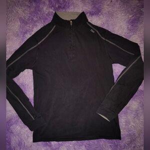 Tasc Black Half-Zip Pullover